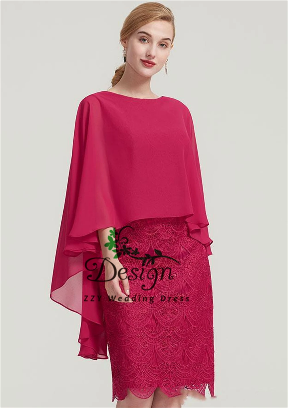 Dress Women Simples Sheath Cap Sleeves Vintages Backless Knee-Length Short Lace Women's Dresses Custom-Made Mother Of The Brides
Dress Women Simples Sheath Cap Sleeves Vintages Backless Knee-Length Short Lace Women's Dresses Custom-Made Mother Of The Brides