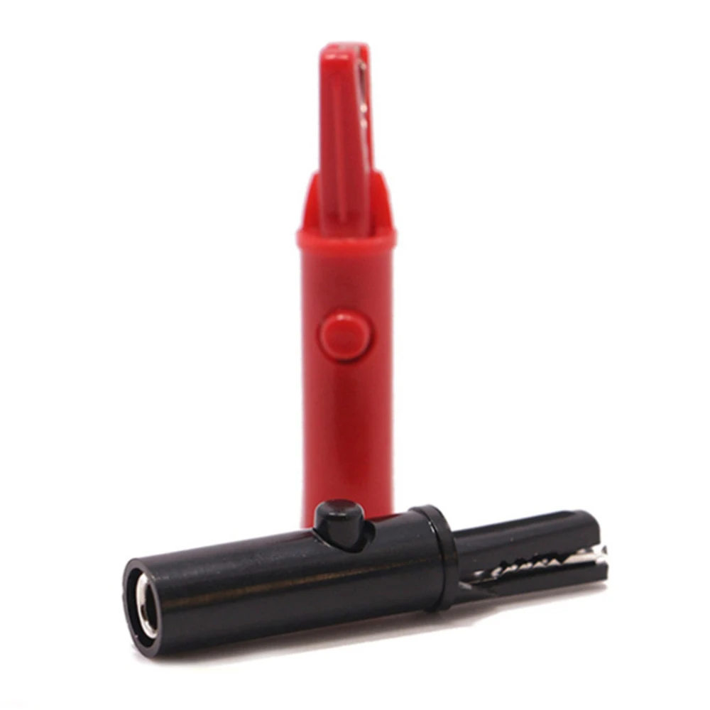 2Pcs Red Black Push Button Type Full Protective Alligator Clip For Professional Multimeter
2Pcs Red Black Push Button Type Full Protective Alligator Clip For Professional Multimeter