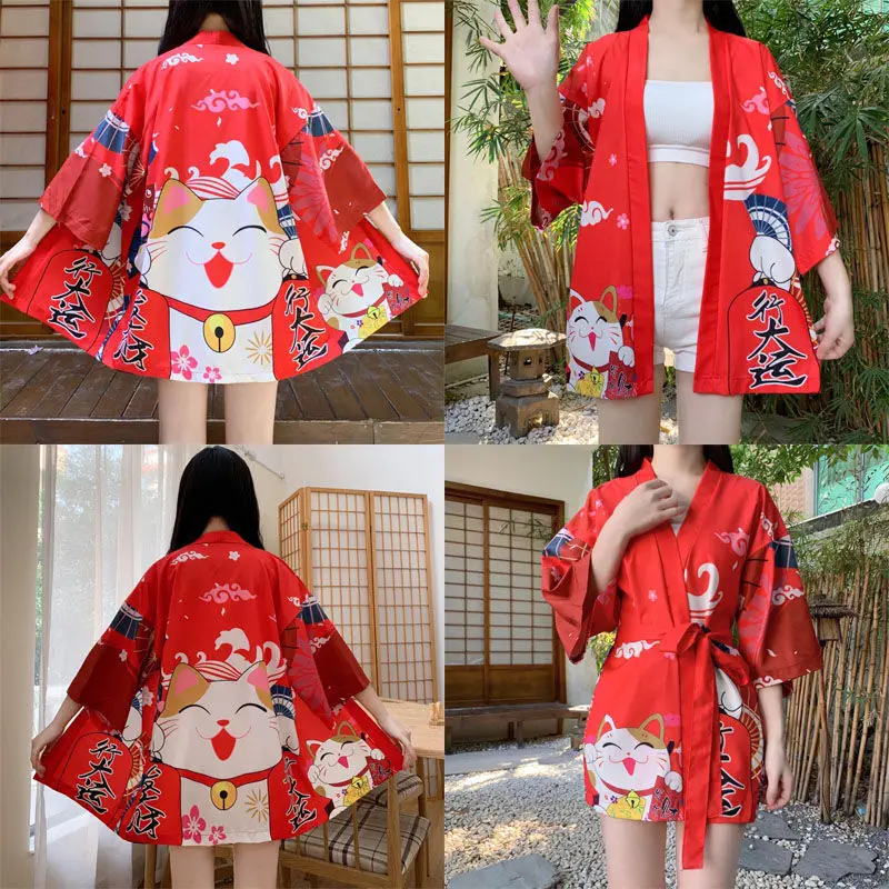 Women Summer Shirt Samurai Swim Femal Outdoor Femal Kimono Japanese Blouse Top Haori Yukata Samurai Costume Jacket Clothes
Women Summer Shirt Samurai Swim Femal Outdoor Femal Kimono Japanese Blouse Top Haori Yukata Samurai Costume Jacket Clothes