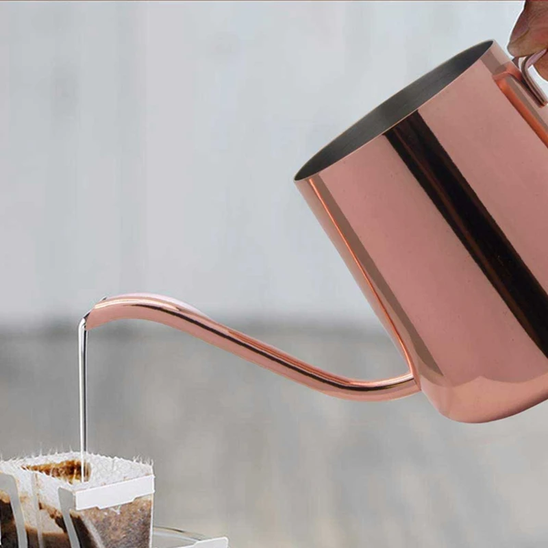 250/350ML Stainless Steel Hand Drip Coffee Pot Long Narrow Spout Gooseneck Kettle Pour Over Teapot Water Bottle Kitchen Tool
250/350ML Stainless Steel Hand Drip Coffee Pot Long Narrow Spout Gooseneck Kettle Pour Over Teapot Water Bottle Kitchen Tool