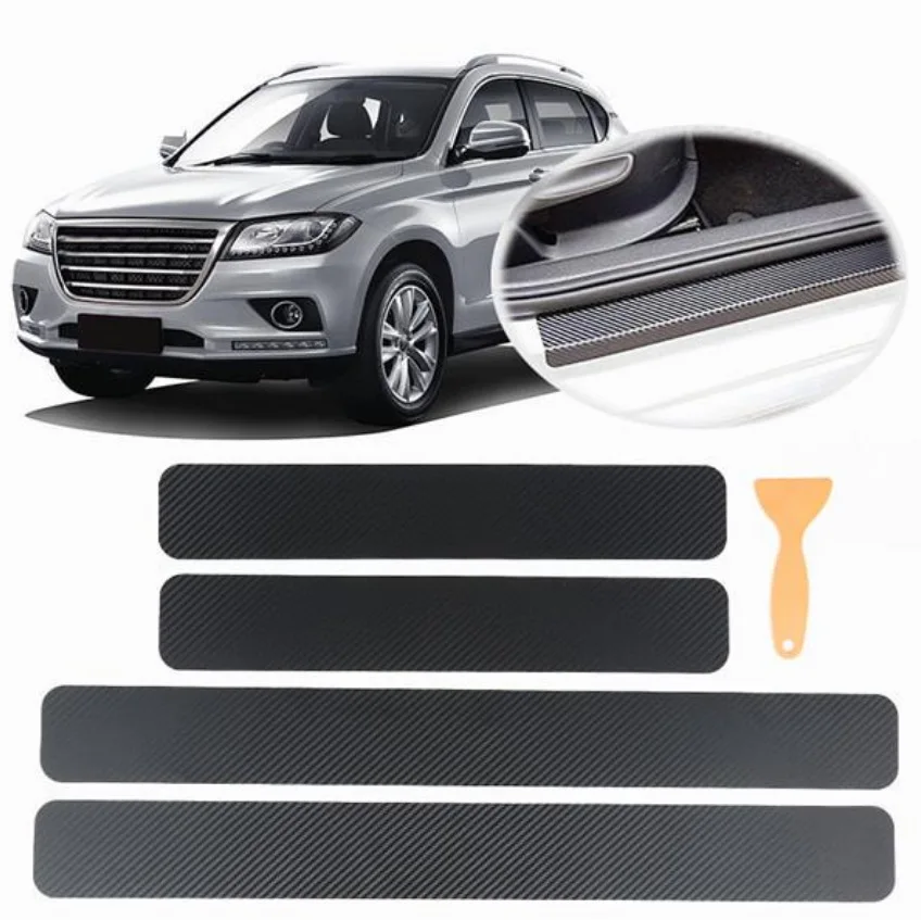 4pcs Universal Car Door Sill Guard Sticker Film Anti Scratch Sill Plate Fiber Sticker Scratch-Resistant Carbon Fiber
4pcs Universal Car Door Sill Guard Sticker Film Anti Scratch Sill Plate Fiber Sticker Scratch-Resistant Carbon Fiber