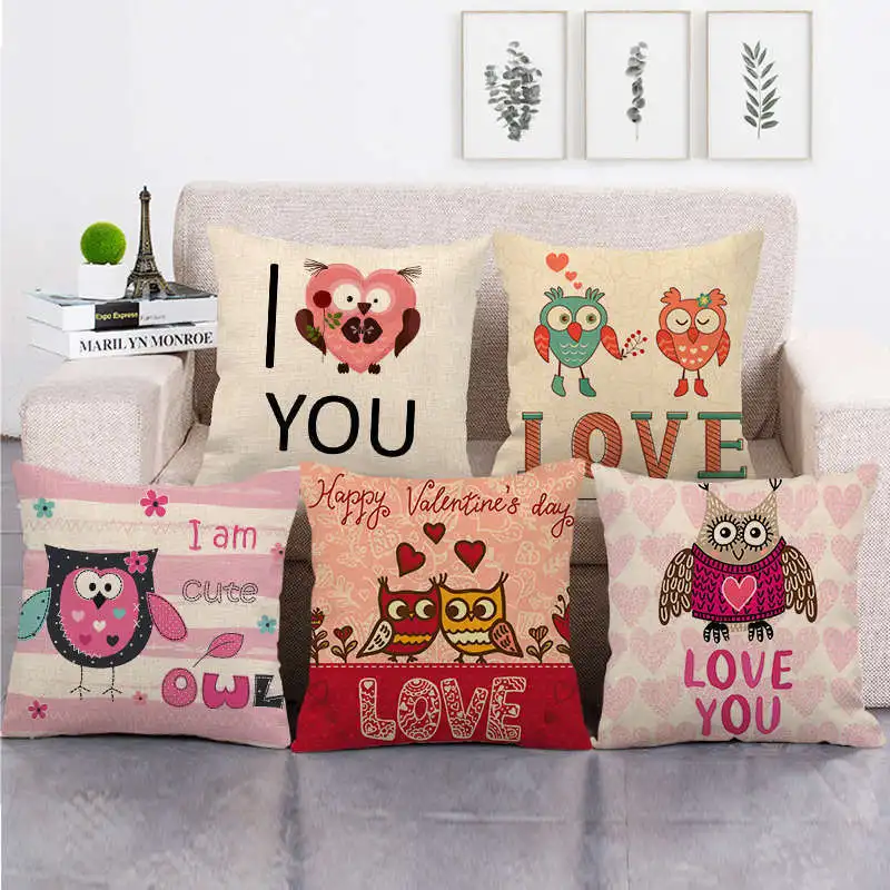 Cartoon Owl Series Linen Pillow Case Leisure Home Sofa Interior Cushion Comfortable Pillow Case Halloween Throw Pillow
Cartoon Owl Series Linen Pillow Case Leisure Home Sofa Interior Cushion Comfortable Pillow Case Halloween Throw Pillow