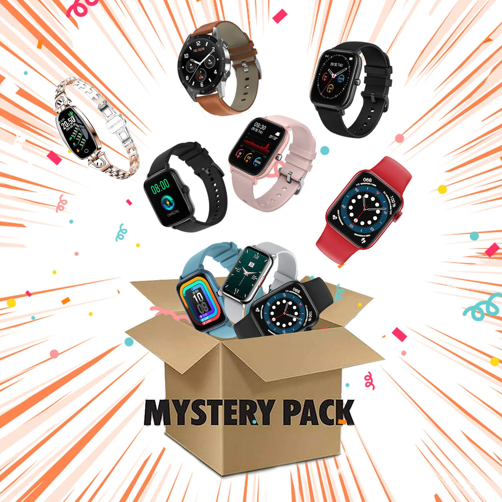 Funny Blind Box Smartwatch Mystery Gift Item, Makes A Nice Gifts All Items Are New (random) Annoyed About Choosing Gifts
Funny Blind Box Smartwatch Mystery Gift Item, Makes A Nice Gifts All Items Are New (random) Annoyed About Choosing Gifts