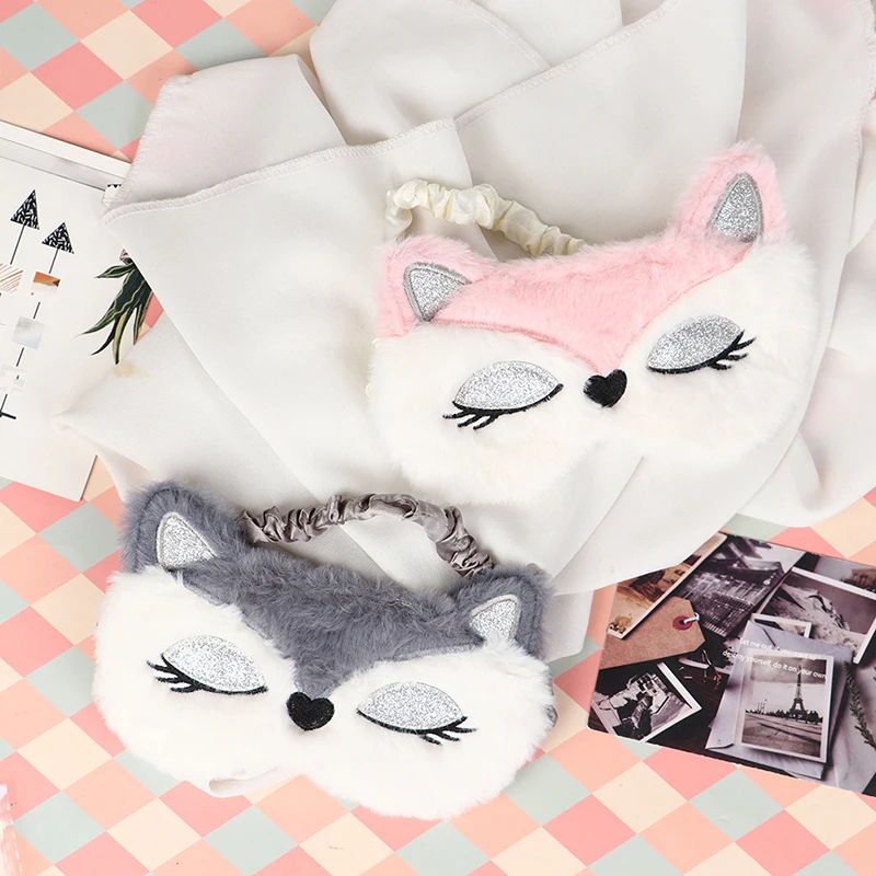 Plush Fox Sleeping Mask Eyepatch Cartoon Eye Cover For Eye Travel Relax Sleeping Aid Eye Patch Shading Eye Mask Soft Silk
Plush Fox Sleeping Mask Eyepatch Cartoon Eye Cover For Eye Travel Relax Sleeping Aid Eye Patch Shading Eye Mask Soft Silk