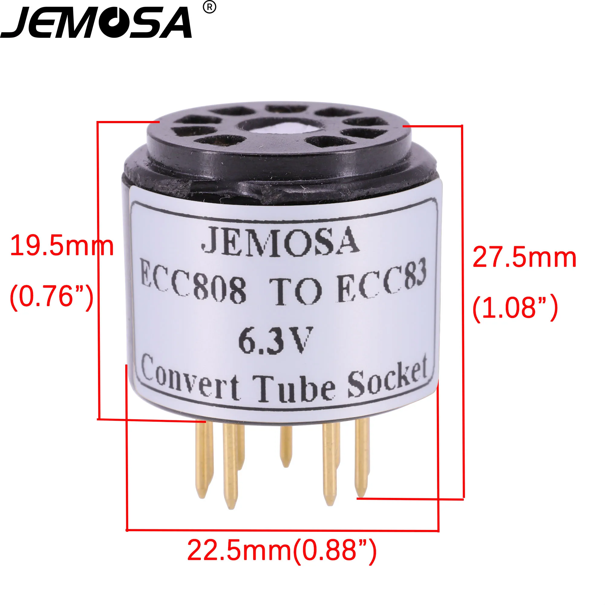 1 шт. ECC808 на ECC83 ECC82 12AX7 12AU7 6 3 В трубка (нижняя) DIY аудио усилитель вакуумная