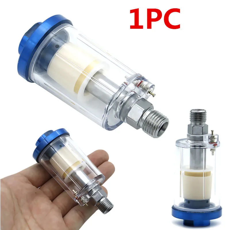 1PC 1/4'' Oil Water Separator Inline Air Hose Filter Moisture Trap For Compressor Spray Paint Gun
1PC 1/4'' Oil Water Separator Inline Air Hose Filter Moisture Trap For Compressor Spray Paint Gun