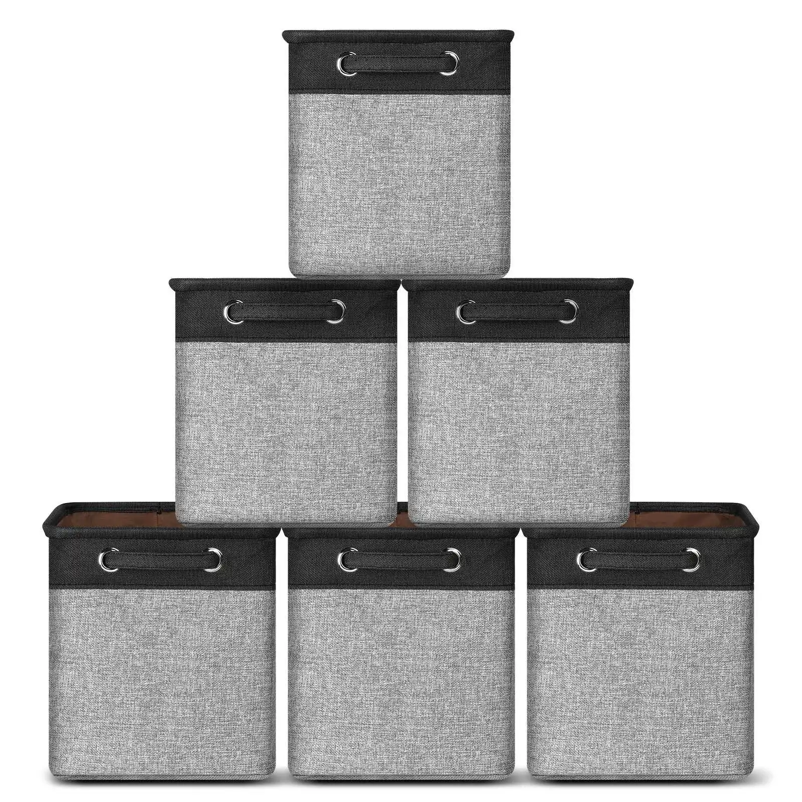 6PCS Fabric Cubby Cube Bins Storage 6 Collapsible Foldable Cloth Baskets for Shelves Clothes Storage Bag Storage Organizers
6PCS Fabric Cubby Cube Bins Storage 6 Collapsible Foldable Cloth Baskets for Shelves Clothes Storage Bag Storage Organizers