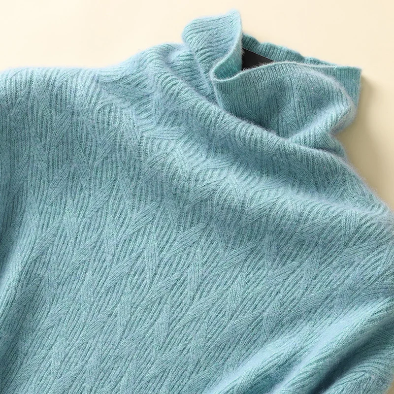 100% Pure Wool Pullover Women's High-neck Slim-fit Sweater Fashion Warm Autumn and Winter New Bottoming Shirt Free Shipping
100% Pure Wool Pullover Women's High-neck Slim-fit Sweater Fashion Warm Autumn and Winter New Bottoming Shirt Free Shipping