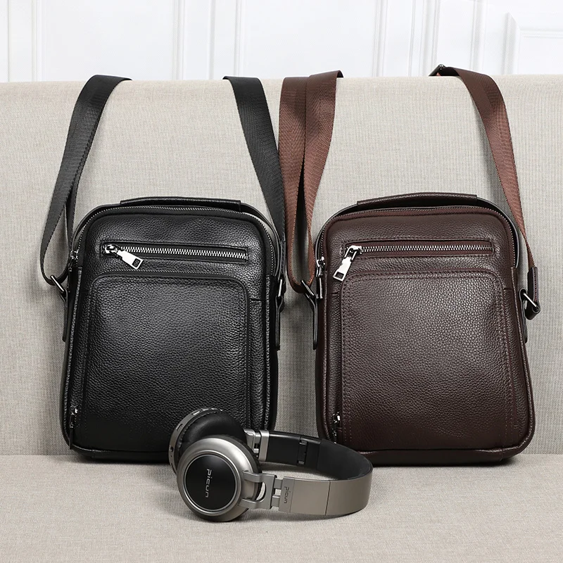 Fashion Men Genuine Leather Messenger Bag Middle Size Travel Handbags High Quality Shoulder Bag Male Briefcase Totes
Fashion Men Genuine Leather Messenger Bag Middle Size Travel Handbags High Quality Shoulder Bag Male Briefcase Totes
