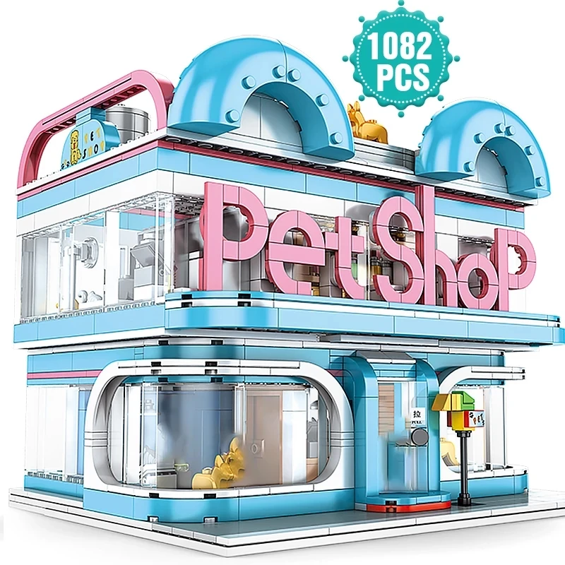 Ideas Pet Shop Architecture Building Blocks High-tech City Street View Bricks Assembly Toys Birthday Christmas Gift For Adult
Ideas Pet Shop Architecture Building Blocks High-tech City Street View Bricks Assembly Toys Birthday Christmas Gift For Adult