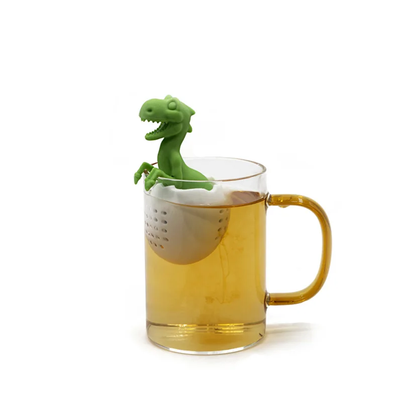 Creative Dinosaur Reusable Tea Strainer Silicone Spice Leaf Filter Strainer Herbal Tea Accessories Tea Set Shape Infuser
Creative Dinosaur Reusable Tea Strainer Silicone Spice Leaf Filter Strainer Herbal Tea Accessories Tea Set Shape Infuser