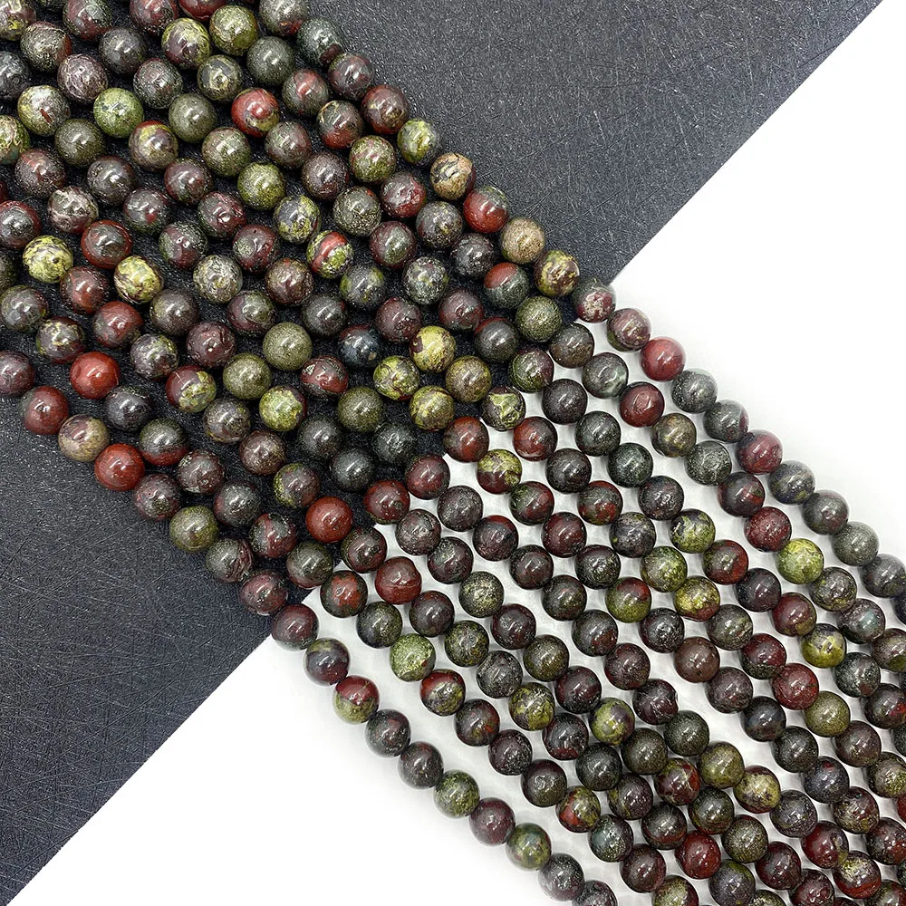 Natural Stone Dragon Blood Stone Pendant Round Loose Beads for Jewelry Making Bracelet DIY Chain Accessory Gift 6mm 8mm 10mm
Natural Stone Dragon Blood Stone Pendant Round Loose Beads for Jewelry Making Bracelet DIY Chain Accessory Gift 6mm 8mm 10mm