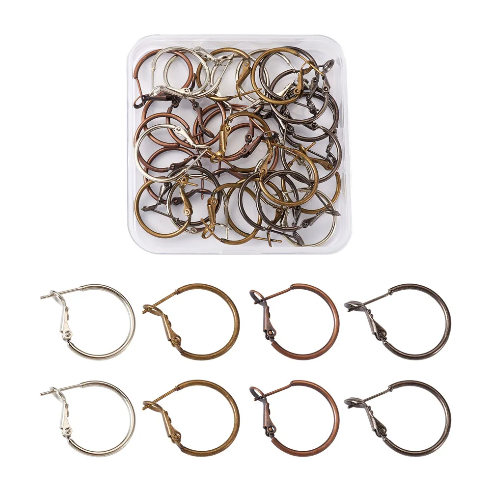 16Pairs 20mm Round Hoop Earring Findings Brass Lever Back Open Hoop Earring Hooks Ear Wires for Women Girls Jewelry Craft Making
16Pairs 20mm Round Hoop Earring Findings Brass Lever Back Open Hoop Earring Hooks Ear Wires for Women Girls Jewelry Craft Making