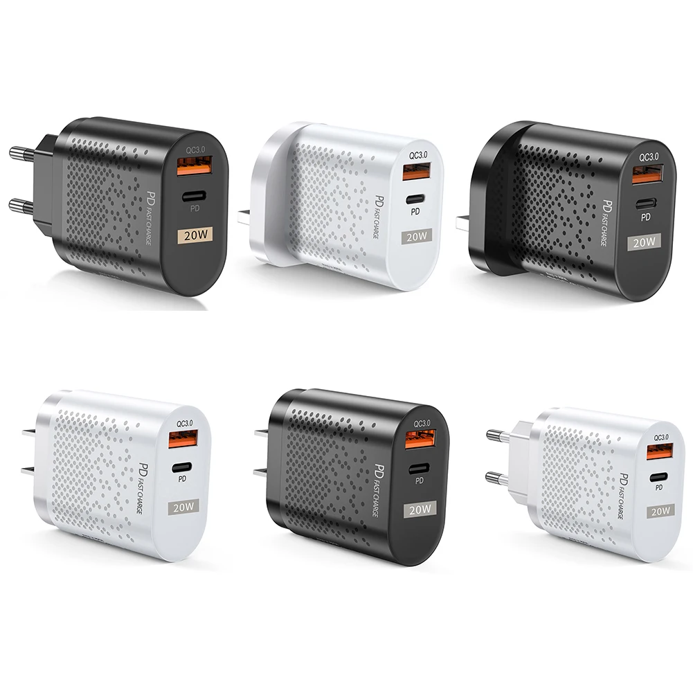 Charger Triangle Head UKEU/US Plug Charging Head 20W USB C USB A Ports Travel Charging Head Charging for Phone
Charger Triangle Head UKEU/US Plug Charging Head 20W USB C USB A Ports Travel Charging Head Charging for Phone