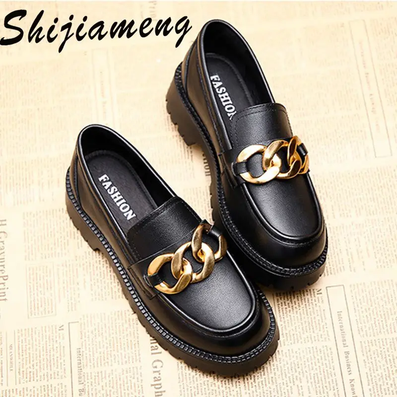 Women's shoes 2021 new single shoes summer thick soled retro college style leather women's shoes top leather shoes
Women's shoes 2021 new single shoes summer thick soled retro college style leather women's shoes top leather shoes