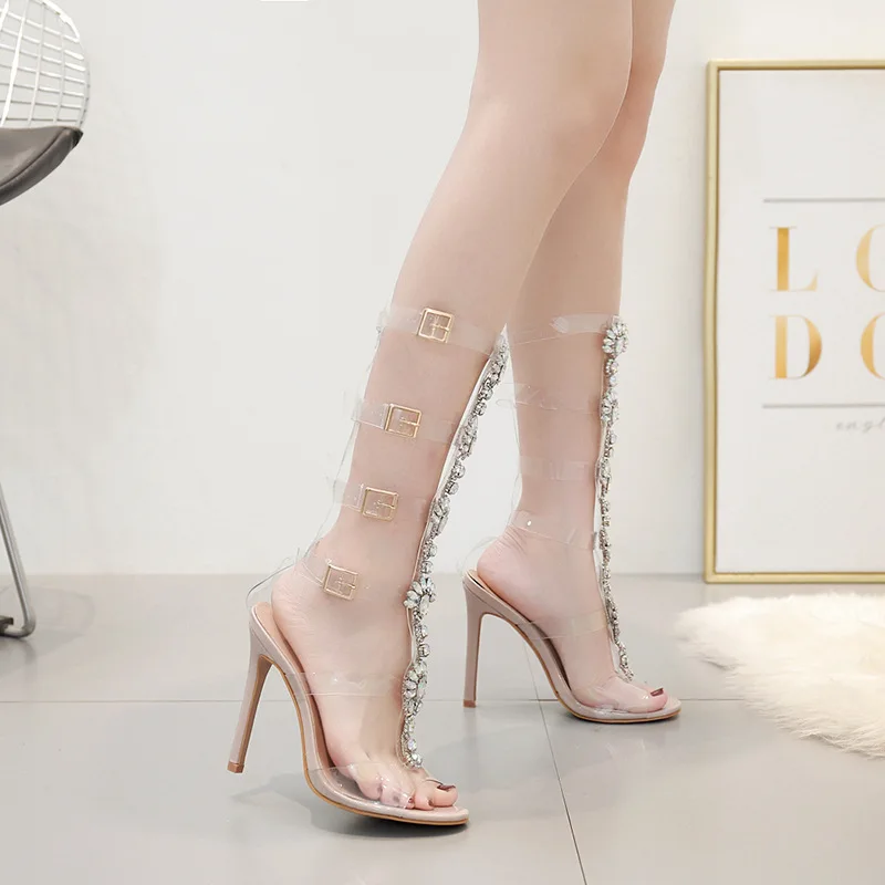 Fashion Womens Shoes 2021 All-Match Sandals Stiletto Heels Open Toe Buckle Strap Suit Female Beige Large Size Luxury Summer New
Fashion Womens Shoes 2021 All-Match Sandals Stiletto Heels Open Toe Buckle Strap Suit Female Beige Large Size Luxury Summer New
