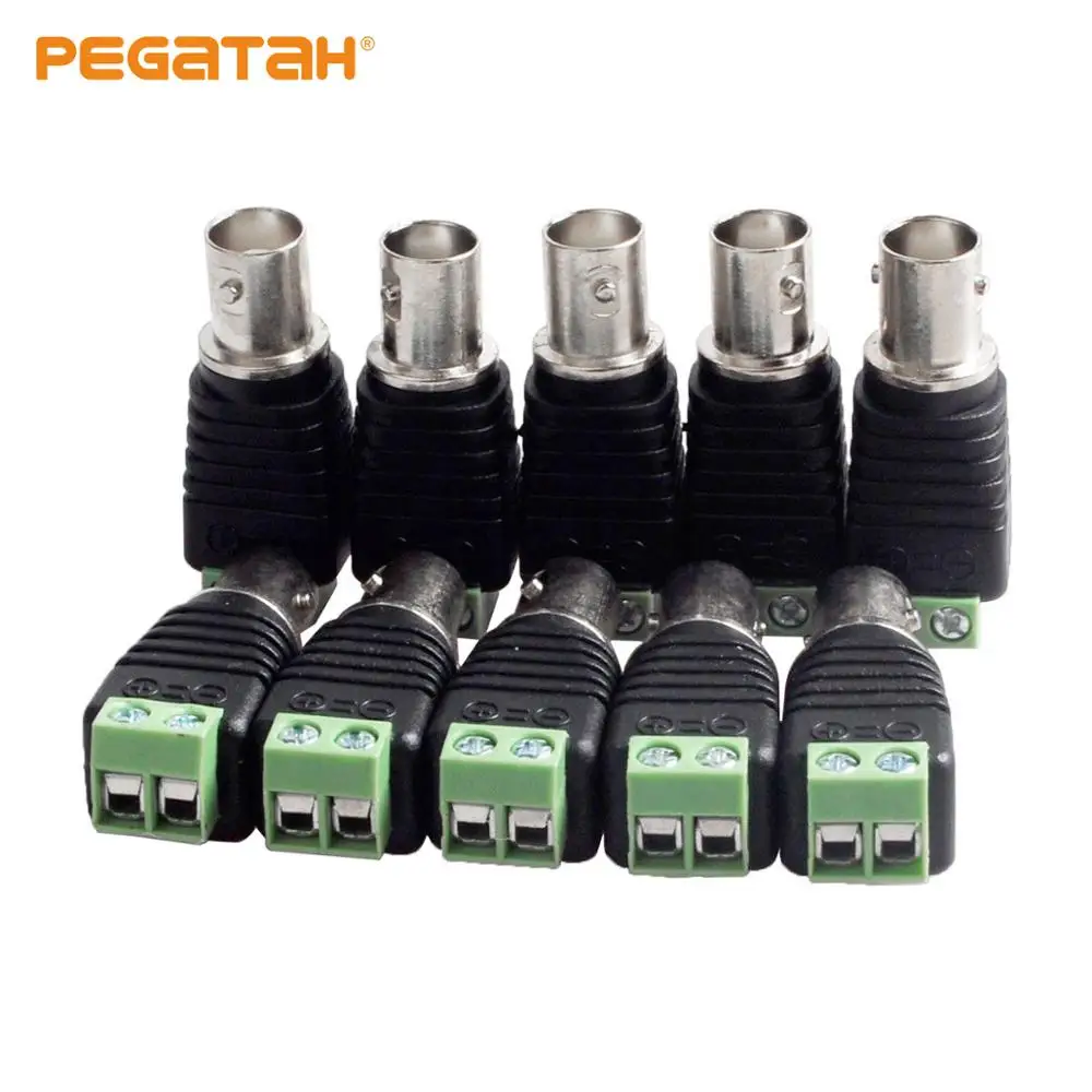 10PCS BNC Connectors DIY for CCTV Camera Coaxial/Cat5/Cat6 Cables
10PCS BNC Connectors DIY for CCTV Camera Coaxial/Cat5/Cat6 Cables