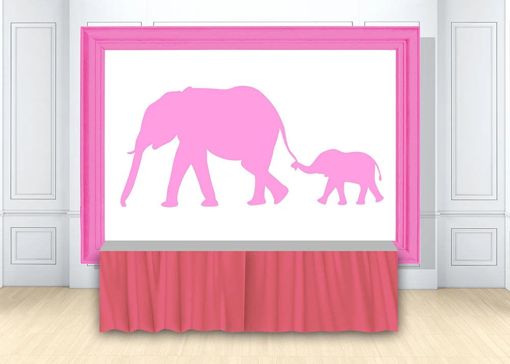 Baby Shower Backdrop For Girl Cute Elephant Dessert Cake Table Decor Background Photocall Props Scene Setter Wall Decorations
Baby Shower Backdrop For Girl Cute Elephant Dessert Cake Table Decor Background Photocall Props Scene Setter Wall Decorations
