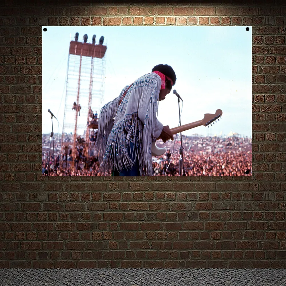 1969s Woodstock Music Festival Banner Wall Art Rock Band Flag Canvas Painting Hanging Cloth Music Studio Office Wall Decor D4
1969s Woodstock Music Festival Banner Wall Art Rock Band Flag Canvas Painting Hanging Cloth Music Studio Office Wall Decor D4