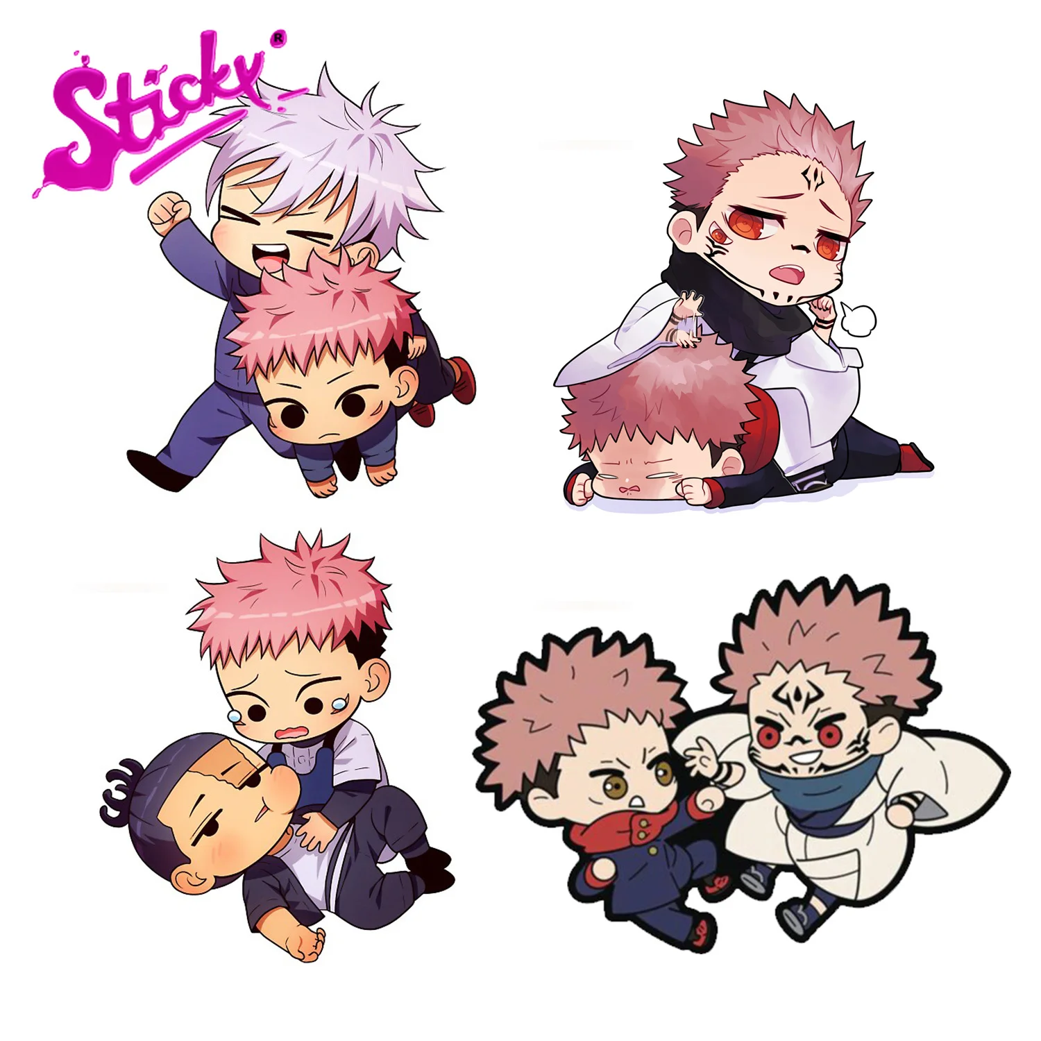 STICKY Cute Jujutsu Kaisen Anime Car Sticker Decal for Bicycle Motorcycle Accessories Laptop Helmet Trunk Wall Stickers
STICKY Cute Jujutsu Kaisen Anime Car Sticker Decal for Bicycle Motorcycle Accessories Laptop Helmet Trunk Wall Stickers