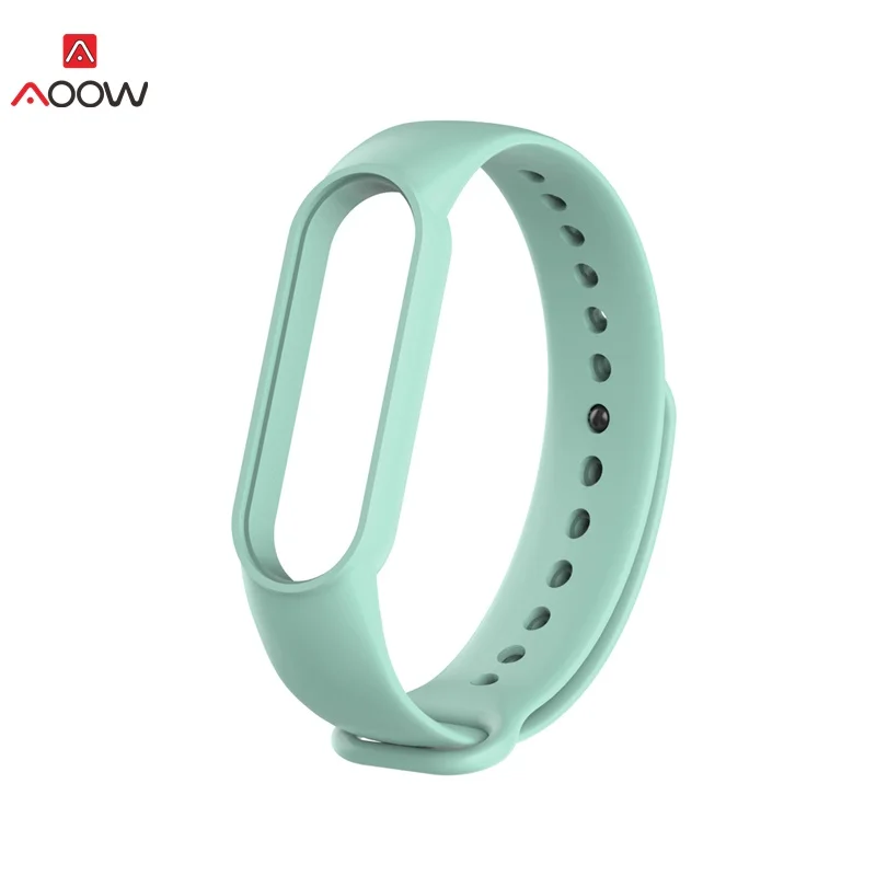 Ремешок силиконовый для mi band 5 сменный спортивный водонепроницаемый браслет