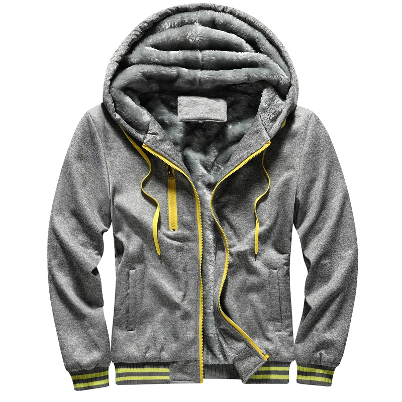 New 2021 autumn and winter plus velvet thick warm jacket men's trendy sports youth fashion cardigan sweater men's hooded top
New 2021 autumn and winter plus velvet thick warm jacket men's trendy sports youth fashion cardigan sweater men's hooded top