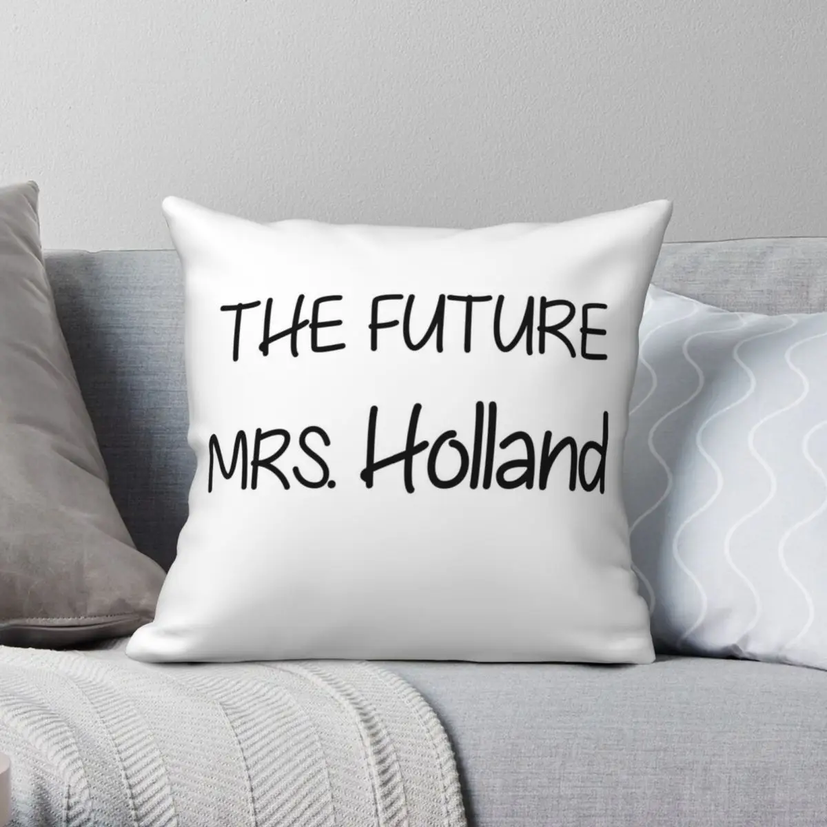 The Future Mrs. Holland Square Pillowcase Polyester Linen Velvet Pattern Zip Decor Sofa Cushion Case 18"
The Future Mrs. Holland Square Pillowcase Polyester Linen Velvet Pattern Zip Decor Sofa Cushion Case 18"