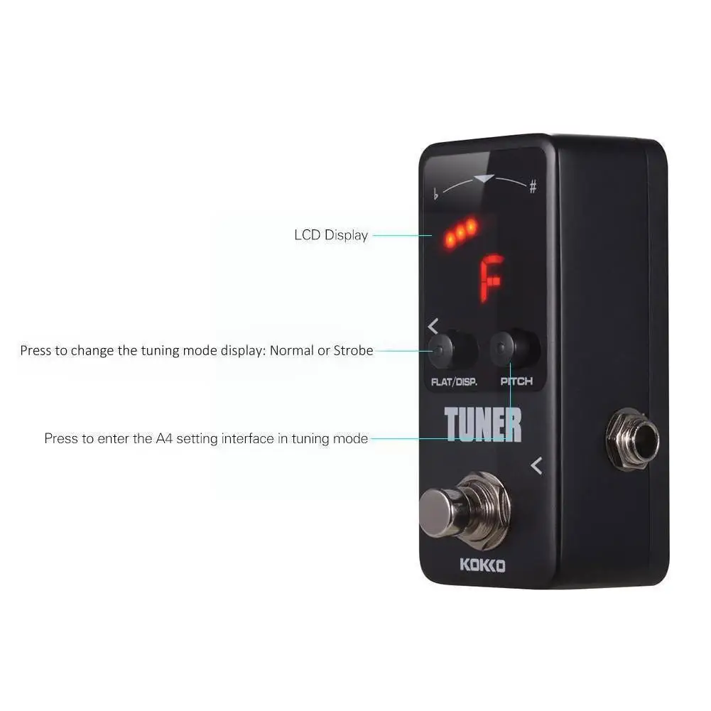 Mini Chromatic Guitar Tuner Pedal With LED Display Guitar Effects Pedal For Music Instrument Accessories For Band Performan O9O5
Mini Chromatic Guitar Tuner Pedal With LED Display Guitar Effects Pedal For Music Instrument Accessories For Band Performan O9O5