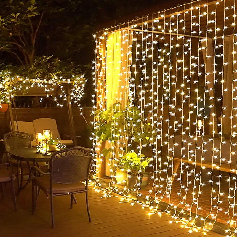 Outdoor Led Icicle Curtain String Light Fairy Led Christmas Garland For New Year Wedding Home Window Patio Party Decoration
Outdoor Led Icicle Curtain String Light Fairy Led Christmas Garland For New Year Wedding Home Window Patio Party Decoration