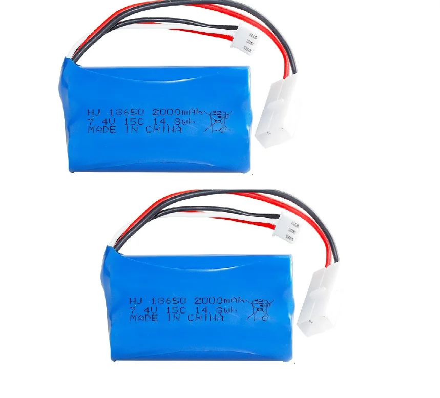 7,4 V 2000mAh 18650 Li-Ion аккумулятор с штепсельной вилкой Tamiya для meizhi 2856 Высокоскоростной RC грузовик 2 шт
7,4 V 2000mAh 18650 Li-Ion аккумулятор с штепсельной вилкой Tamiya для meizhi 2856 Высокоскоростной RC грузовик 2 шт