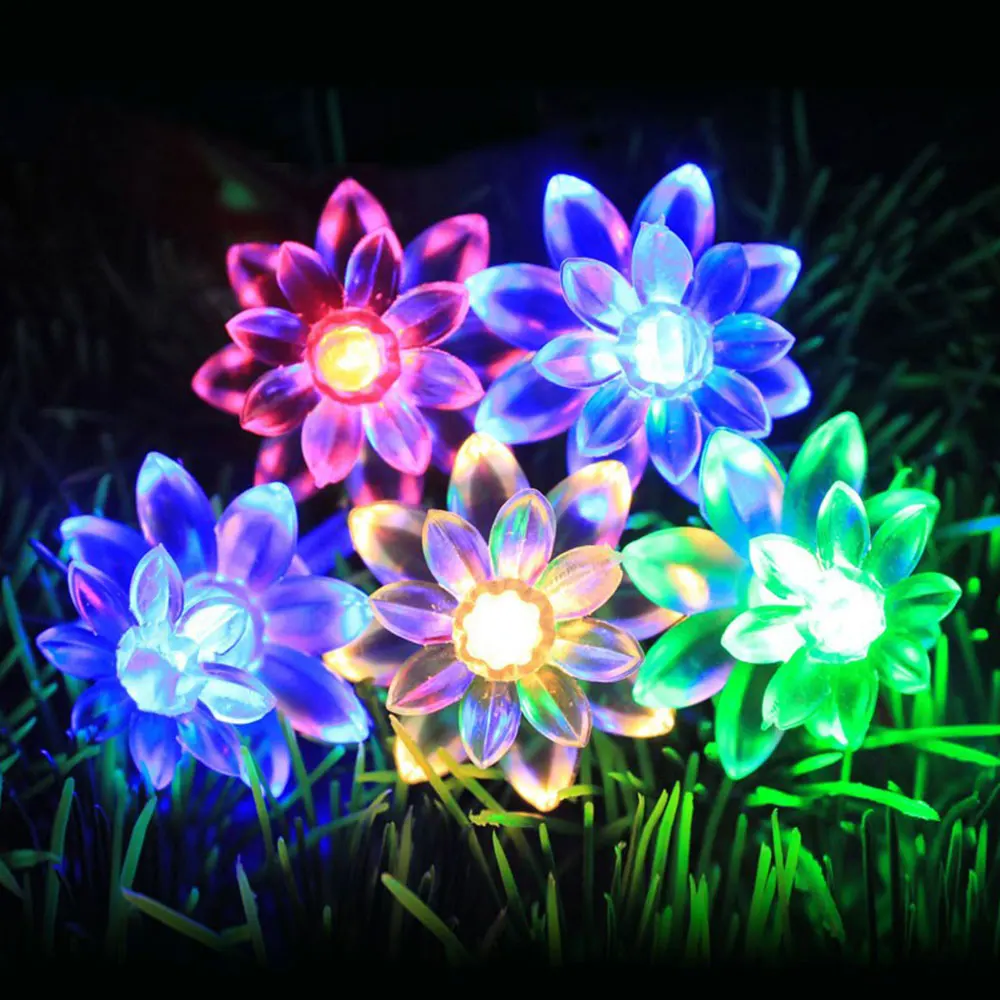 LED Solar Led Light Outdoor Lamp LED Lotus Flower Festoon String Lights Fairy Lights Solar Garlands Garden Christmas Decoration 
LED Solar Led Light Outdoor Lamp LED Lotus Flower Festoon String Lights Fairy Lights Solar Garlands Garden Christmas Decoration