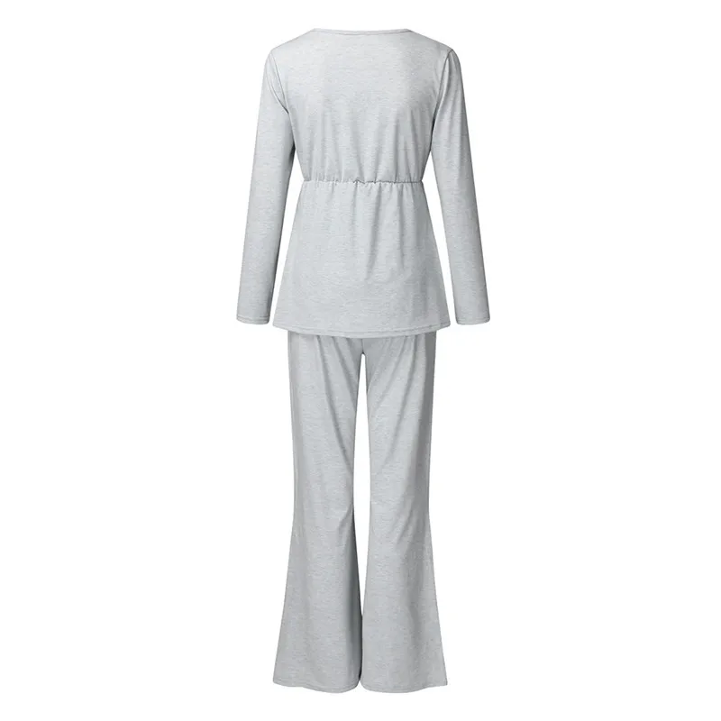 2020 New Nursing Pajamas Set Nightie For Feeding Baby Tops Women Winter Sleepwear Pyjama Allaitement Maternity Pregnancy Clothes
2020 New Nursing Pajamas Set Nightie For Feeding Baby Tops Women Winter Sleepwear Pyjama Allaitement Maternity Pregnancy Clothes