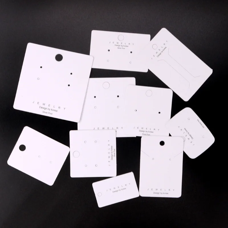 50Pcs/lot White Paper Cards Stud Earrings Necklace Holder Handmade DIY Jewelry Display Packing Card Fashion Jewelry Price Tags
50Pcs/lot White Paper Cards Stud Earrings Necklace Holder Handmade DIY Jewelry Display Packing Card Fashion Jewelry Price Tags