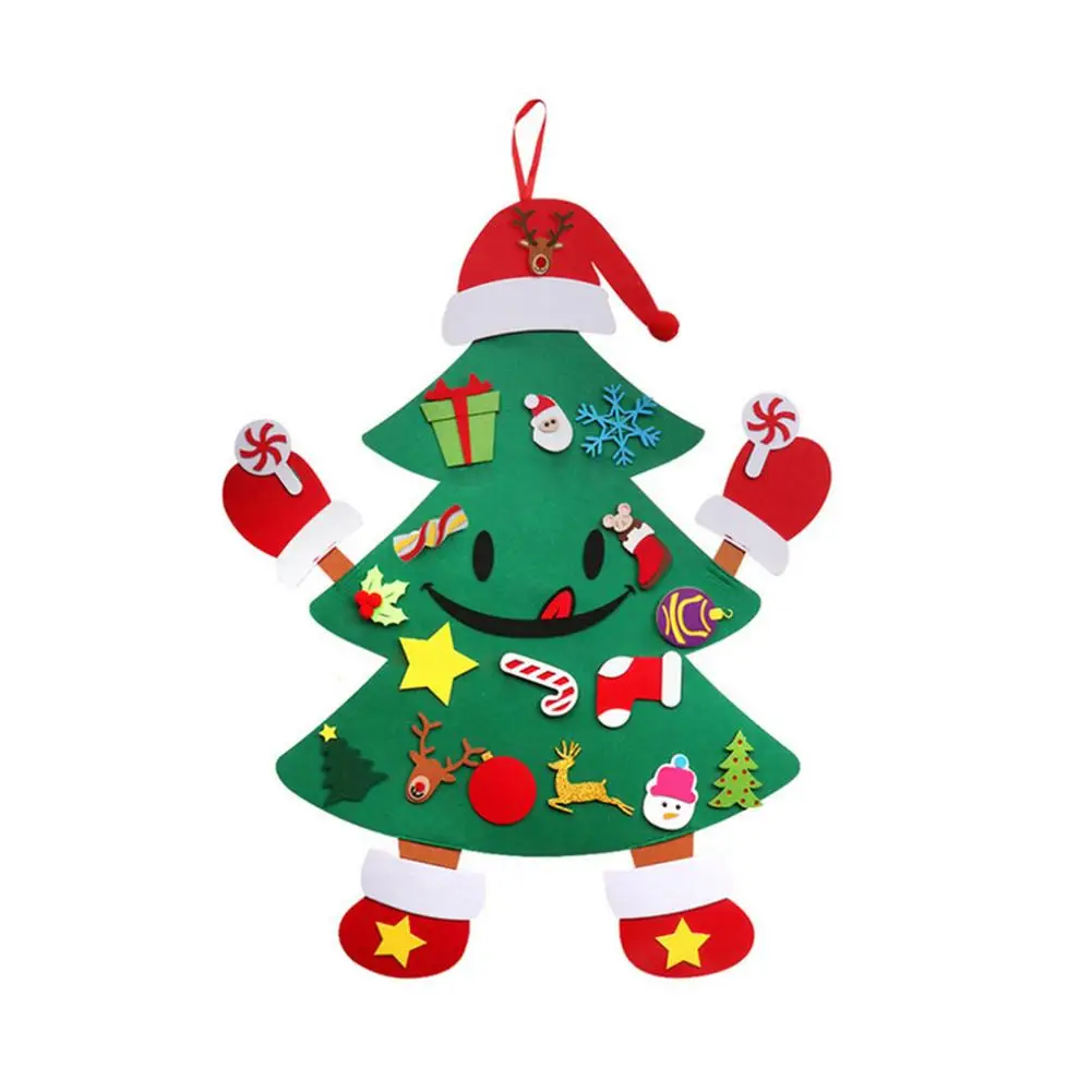 DIY Felt Christmas Tree Felt Christmas Tree Set 35Inch Detachable Ornaments Christmas Window Door Wall Hangings Decorations
DIY Felt Christmas Tree Felt Christmas Tree Set 35Inch Detachable Ornaments Christmas Window Door Wall Hangings Decorations