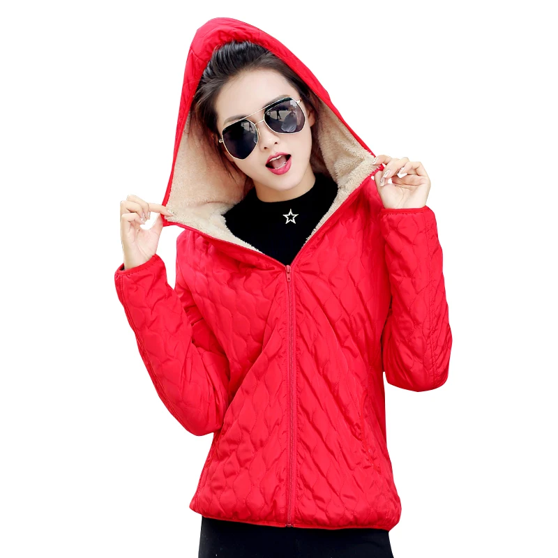 2017 women winter jacket hooded fleece solid coat spring thin outerwear female short parka zipper jaqueta feminina
2017 women winter jacket hooded fleece solid coat spring thin outerwear female short parka zipper jaqueta feminina