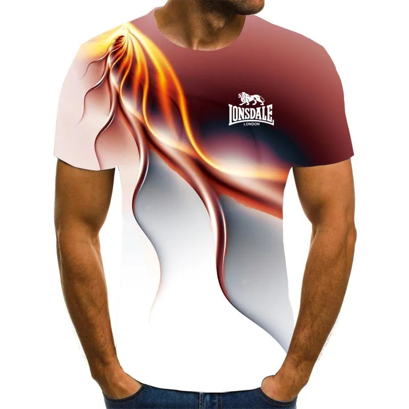 Tee Tops Summer 3D Funny T Shirts Short Sleeves T-Shirt Men Fashion Brand LONSDALE Print Women's and Men's T-shirt
Tee Tops Summer 3D Funny T Shirts Short Sleeves T-Shirt Men Fashion Brand LONSDALE Print Women's and Men's T-shirt
