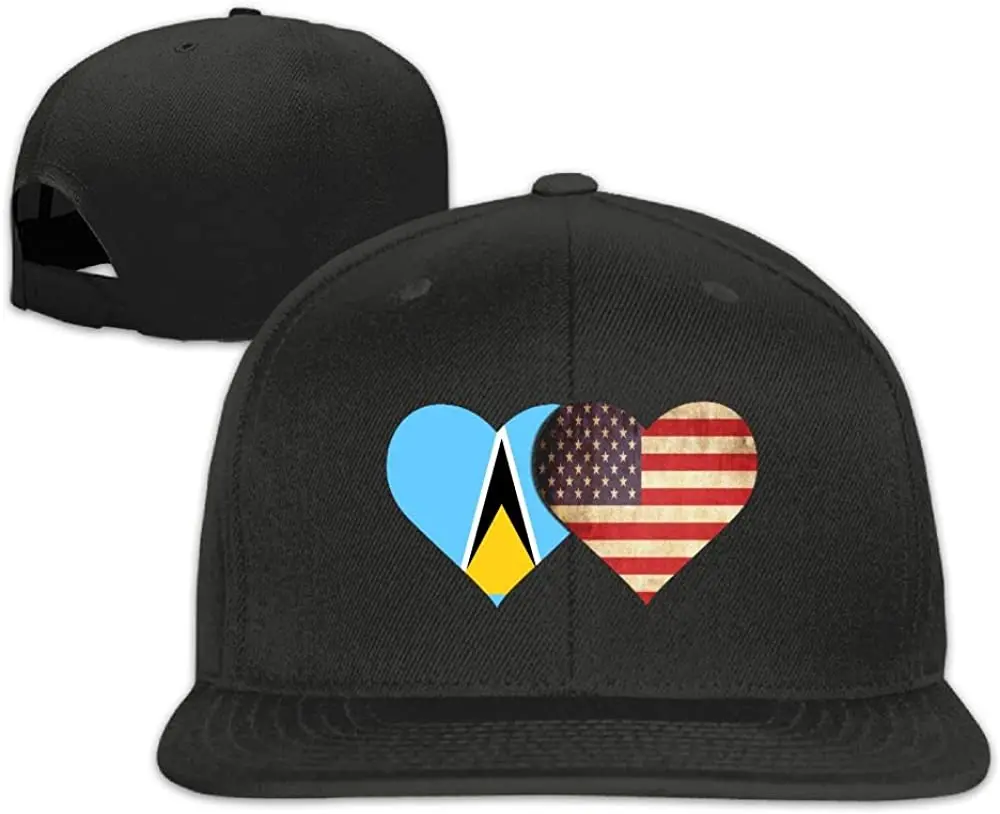 Saint Lucia Flag And American Flag Baseball Caps Grid Hat Adjustable Trucker Cap Bandanas
Saint Lucia Flag And American Flag Baseball Caps Grid Hat Adjustable Trucker Cap Bandanas