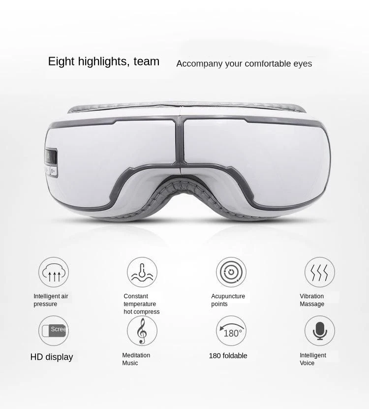 Smart Eye Massager Relieve Fatigue Electric Vibration Therapy Eyes Massage Eye Protection Foldbale Eyemask Health Care Tool
Smart Eye Massager Relieve Fatigue Electric Vibration Therapy Eyes Massage Eye Protection Foldbale Eyemask Health Care Tool