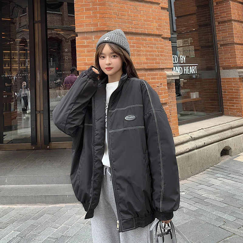 Women's Korean-Style Coat Baseball Uniform Autumn And Winter Thickening Down Jacket
Women's Korean-Style Coat Baseball Uniform Autumn And Winter Thickening Down Jacket