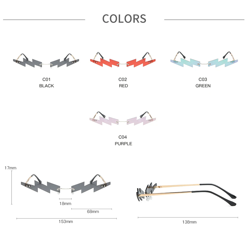 2020 Small Rimless Cat Eye Sunglasses Women Vintage Punk Sun Glasses Unique Lightning Eyeglasses For Female Retro Gafas UV400
2020 Small Rimless Cat Eye Sunglasses Women Vintage Punk Sun Glasses Unique Lightning Eyeglasses For Female Retro Gafas UV400
