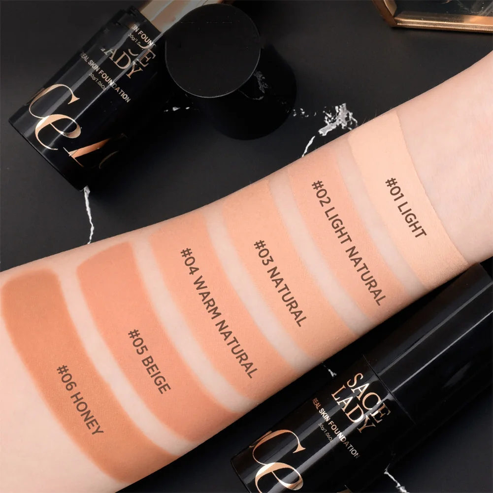 6 colors Face Matte Liquid Foundation Base Makeup Oil Control 24 Hours Lasting Concealer Full Coverage Waterproof Contour Makeup
6 colors Face Matte Liquid Foundation Base Makeup Oil Control 24 Hours Lasting Concealer Full Coverage Waterproof Contour Makeup