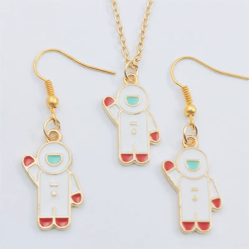 Fireman Spaceman Gold Earring Necklace Sets Jewelry Set Retro Vintage Antique,Fashion Women Christmas Birthday Girl Gifts
Fireman Spaceman Gold Earring Necklace Sets Jewelry Set Retro Vintage Antique,Fashion Women Christmas Birthday Girl Gifts