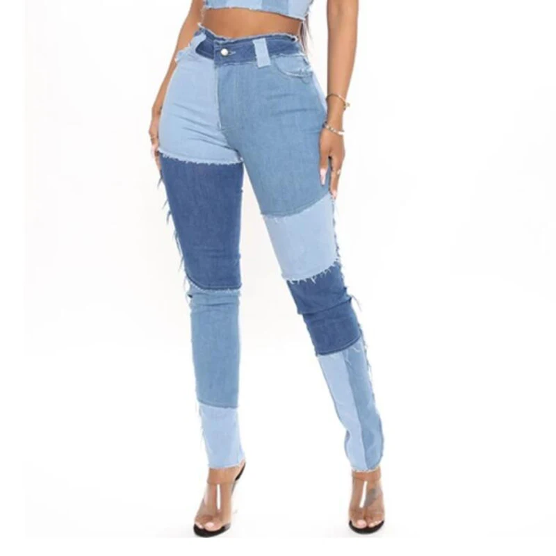 Black Patchwork Jeans Women Fashion Stretch Slim High Waist Color Block Jeans Woman Vintage Distressed Tassel Denim Pencil Pants
Black Patchwork Jeans Women Fashion Stretch Slim High Waist Color Block Jeans Woman Vintage Distressed Tassel Denim Pencil Pants