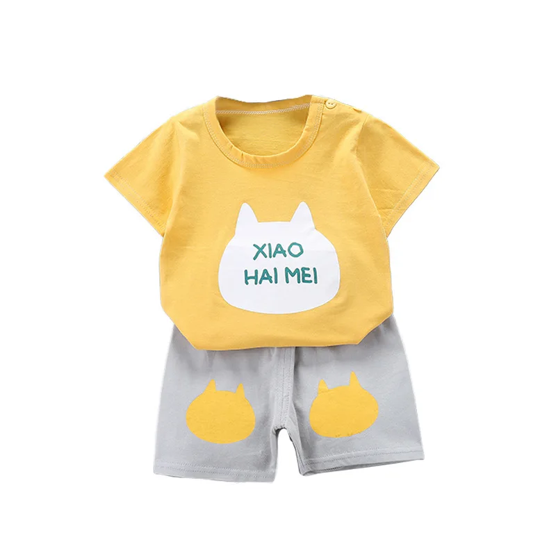 2021 new Korean foreign trade children's suit T-shirt shorts two piece short sleeve suit cotton children's suit
2021 new Korean foreign trade children's suit T-shirt shorts two piece short sleeve suit cotton children's suit