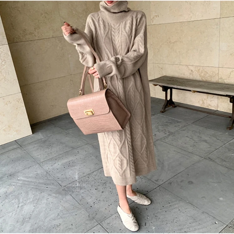 ZY jhuo-yi garment in qiu dong is contracted a turtle neck straight in Korea and Japan long sweater knit dress is loose big yard
ZY jhuo-yi garment in qiu dong is contracted a turtle neck straight in Korea and Japan long sweater knit dress is loose big yard