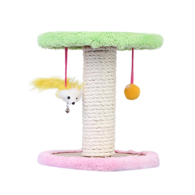 Cat Tree 2 Tier With 2 Hanging Plush Toys Interactive Scratching Post Wrapped By Sisal Rope Gatos Toys Honden Speelgoeds
Cat Tree 2 Tier With 2 Hanging Plush Toys Interactive Scratching Post Wrapped By Sisal Rope Gatos Toys Honden Speelgoeds