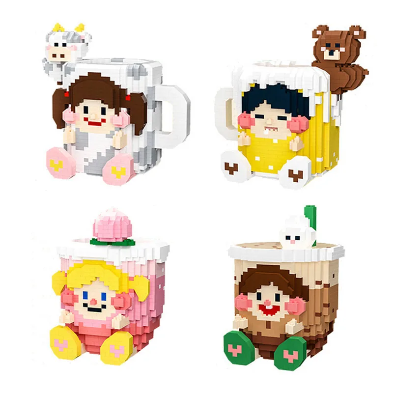 Cute Cartoon Milk Tea Cup Micro Building Blocks Toys DIY 3D Cow Pen Container Mini Diamond Brick For Kid Student Christmas Gift
Cute Cartoon Milk Tea Cup Micro Building Blocks Toys DIY 3D Cow Pen Container Mini Diamond Brick For Kid Student Christmas Gift