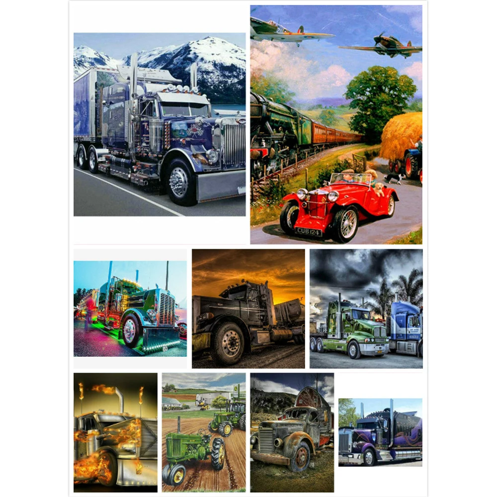 5D DIY Full Round Diamond Embroidery Tractors and trucks Diamond Painting Cross Stitch Rhinestone Mosaic Decoration
5D DIY Full Round Diamond Embroidery Tractors and trucks Diamond Painting Cross Stitch Rhinestone Mosaic Decoration