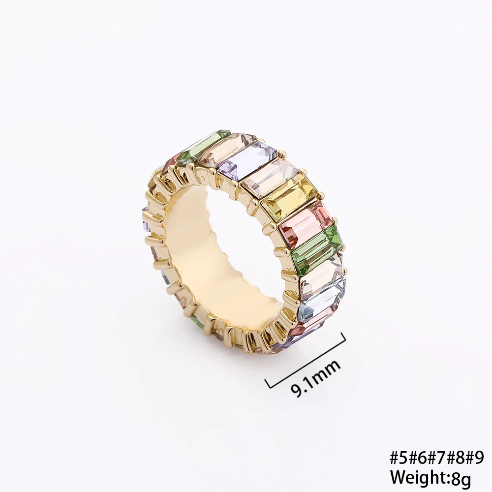 Luxury Rainbow Rings Infinity Stones Crystal Eternity Women New Gold Ring Fashion Jewelry Accessories Dropshipping Free Shipping
Luxury Rainbow Rings Infinity Stones Crystal Eternity Women New Gold Ring Fashion Jewelry Accessories Dropshipping Free Shipping
