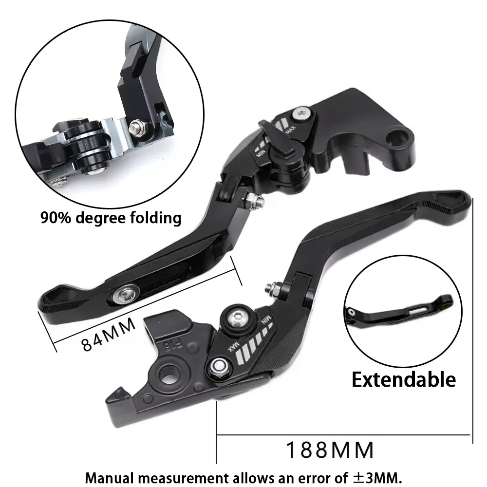 

For Ducati 821 MONSTER/Dark/Stripe 2014 2015 2016 797 Del MOSTRO 2017 New 5D Folding Brake Clutch Levers 3D Extendable Tie Rod